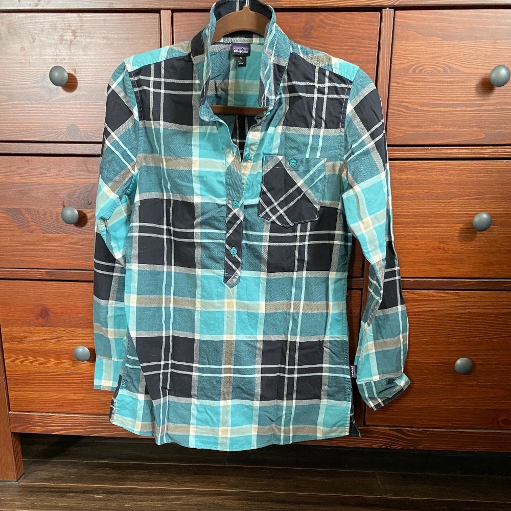 Patagonia Plaid Blouse
